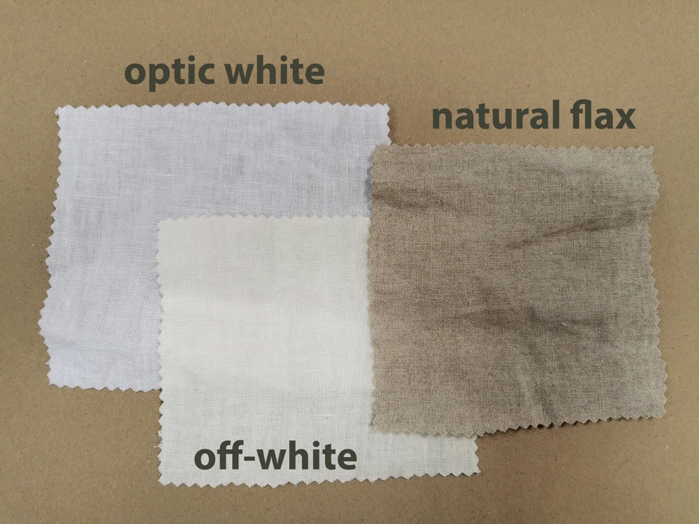 Off-Off-white Linen Duvet Cover: Stone Washed European Bedding